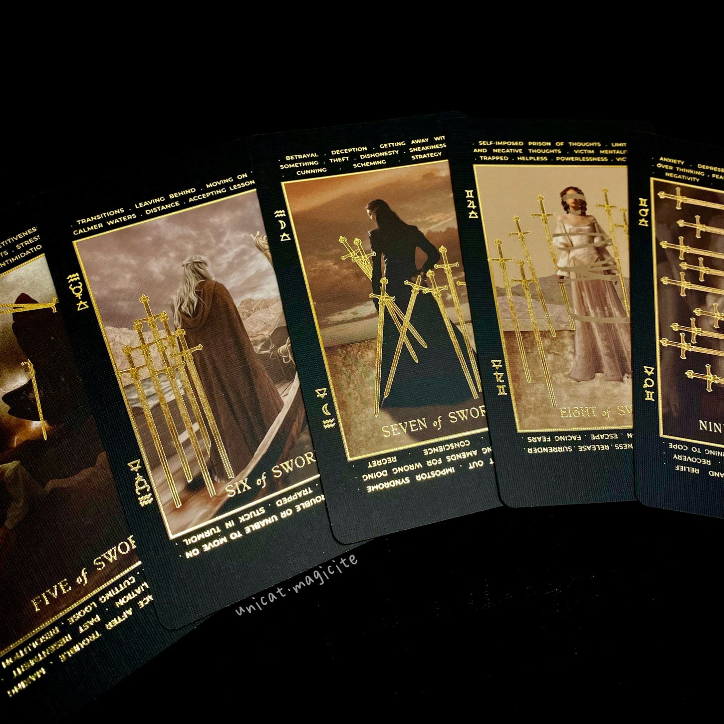 Lucid Dreams' Beginners Tarot Deck • Ed. IV • Black Edition• 🌟