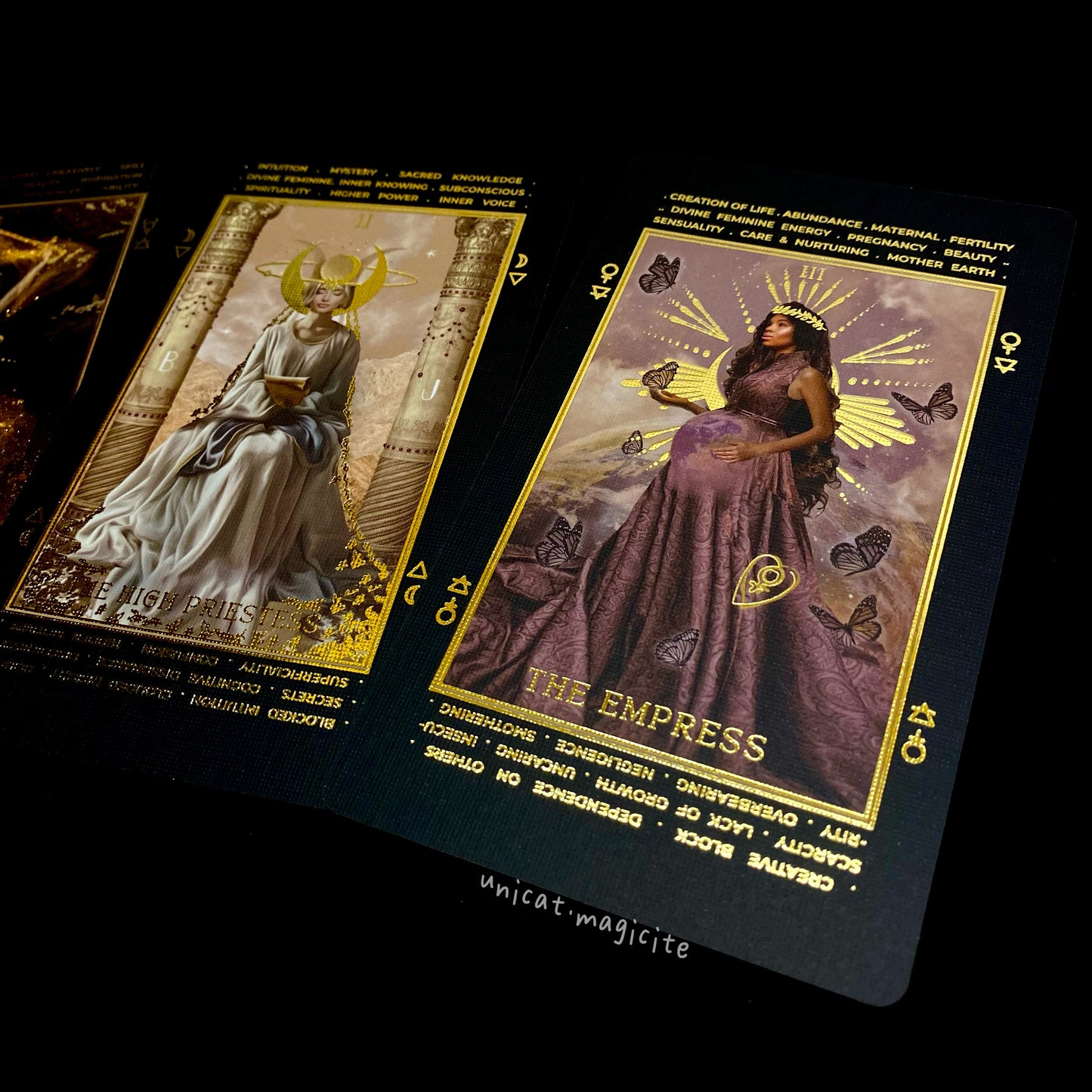 Lucid Dreams' Beginners Tarot Deck • Ed. IV • Black Edition• 🌟