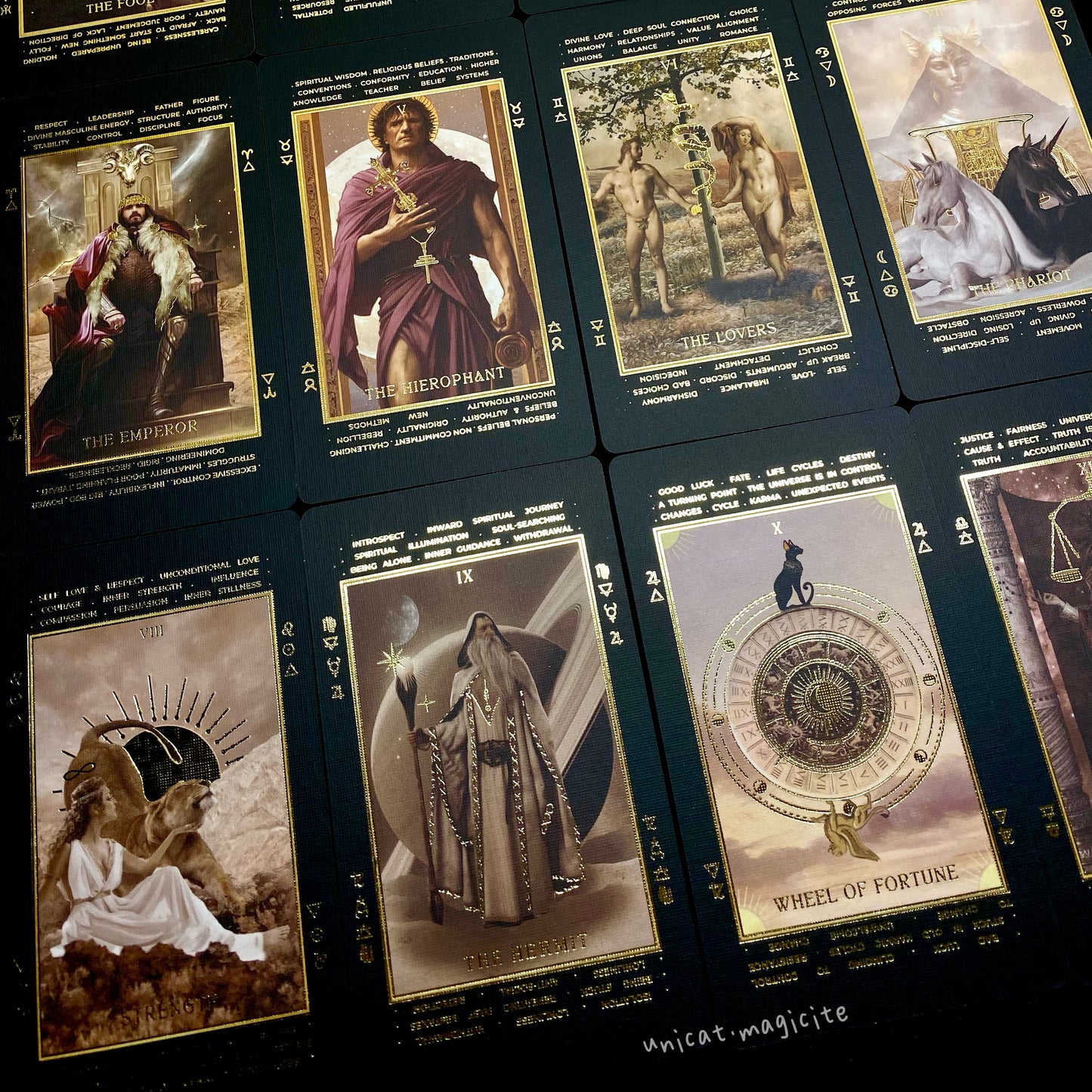 Lucid Dreams' Beginners Tarot Deck • Ed. IV • Black Edition• 🌟