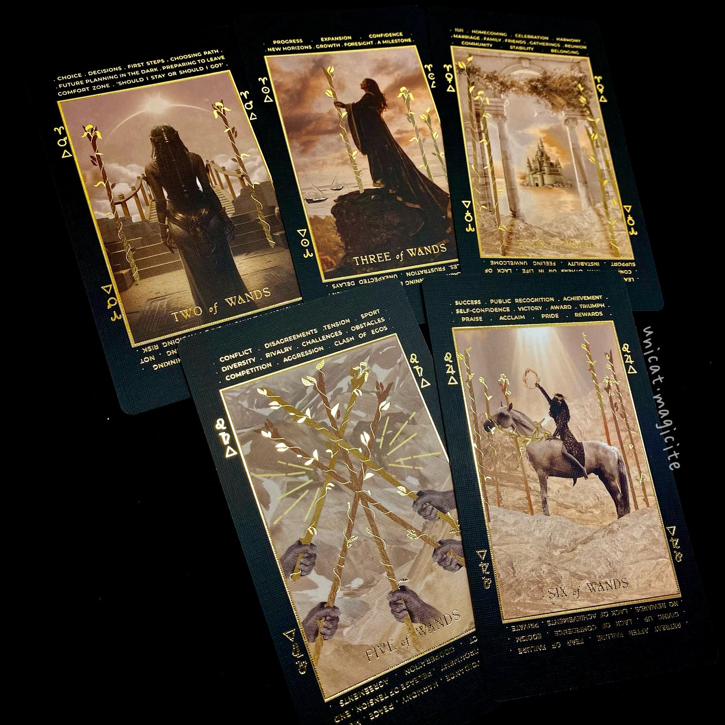 Lucid Dreams' Beginners Tarot Deck • Ed. IV • Black Edition• 🌟