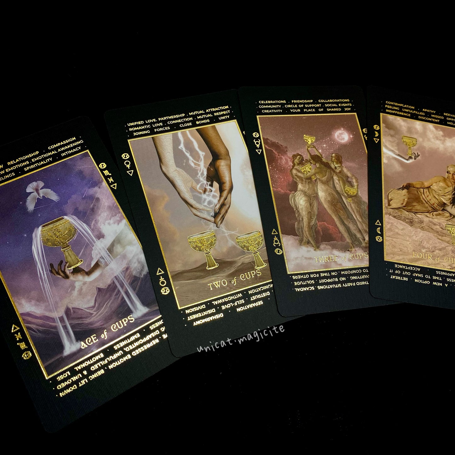 Lucid Dreams' Beginners Tarot Deck • Ed. IV • Black Edition• 🌟