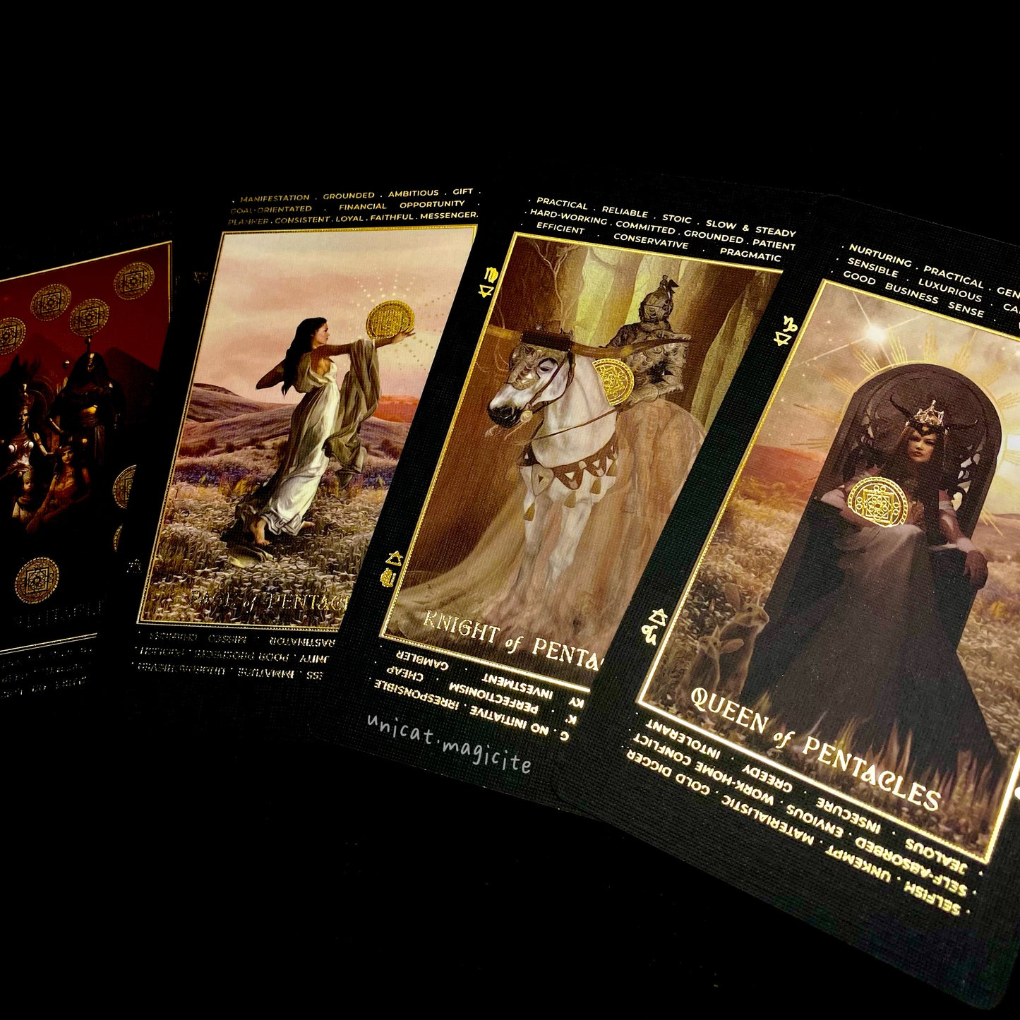 Lucid Dreams' Beginners Tarot Deck • Ed. IV • Black Edition• 🌟