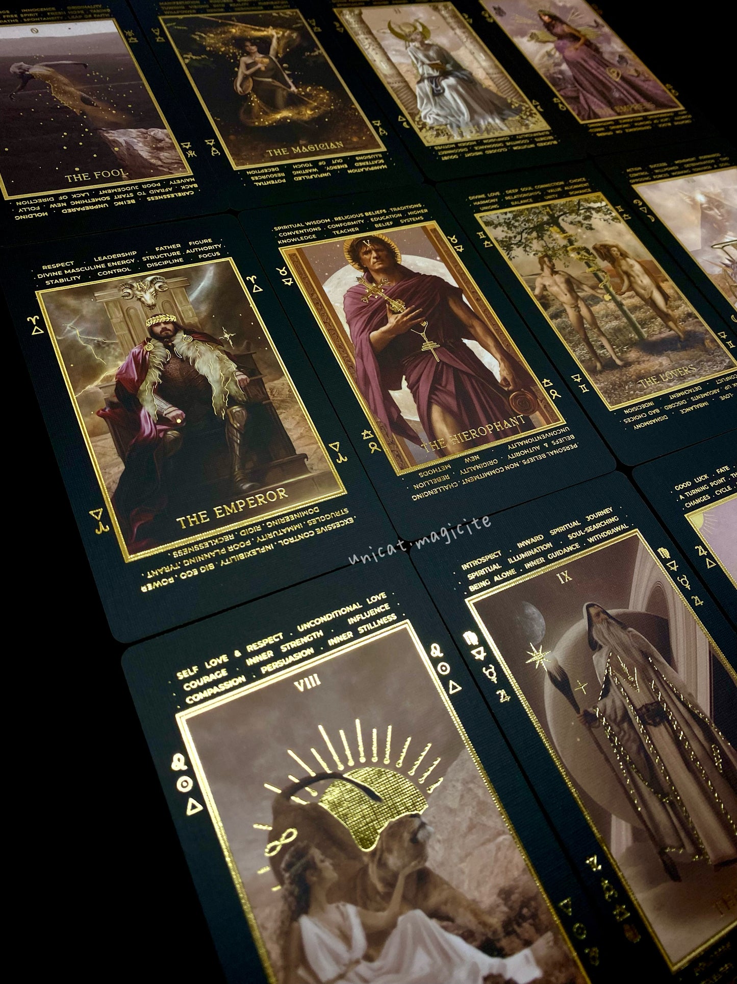 Lucid Dreams' Beginners Tarot Deck • Ed. IV • Black Edition• 🌟