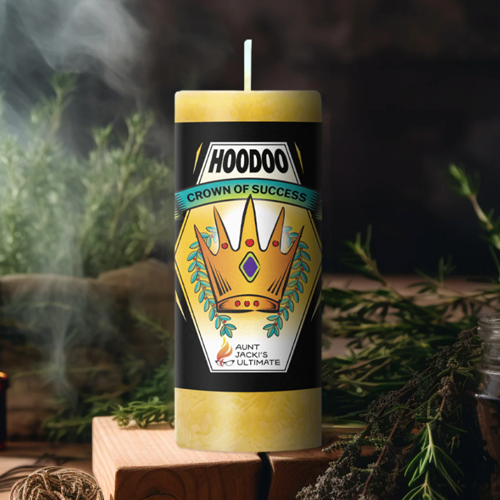 🧙🏻♀️Aunt Jacki's Hoodoo Crown of Success Candle 成功之冠能量蠟燭