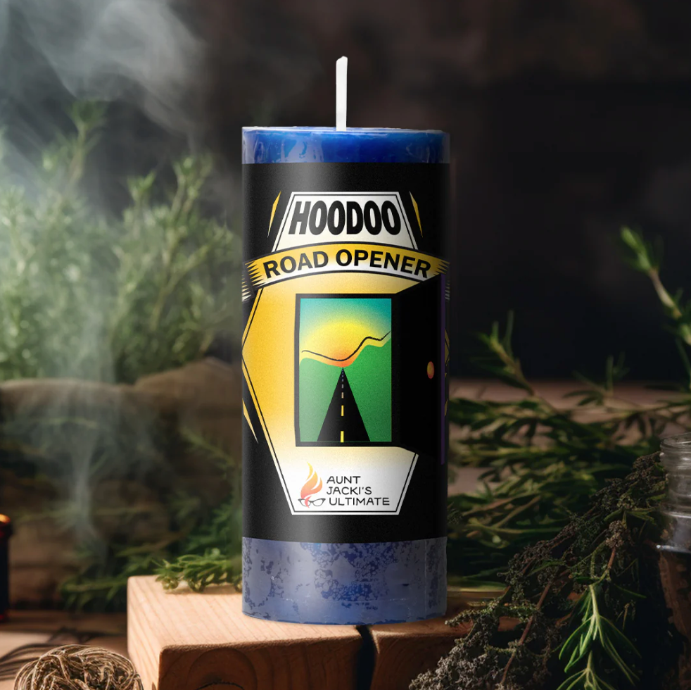 🧙🏻♀️Aunt Jacki's Hoodoo Road Opener Candle 開路者能量蠟燭