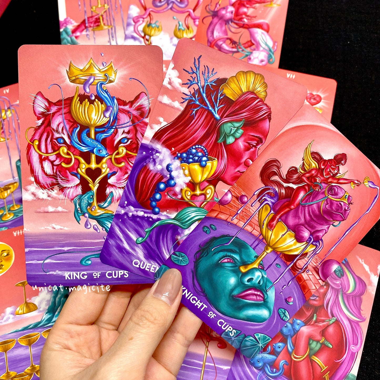 💖Zeke's Arcana Colourful Unique Tarot Card Deck