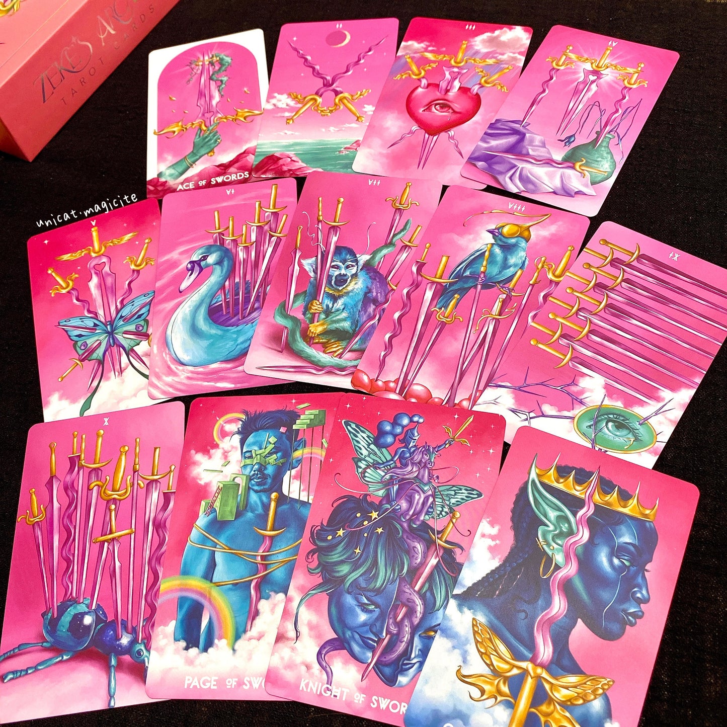 💖Zeke's Arcana Colourful Unique Tarot Card Deck