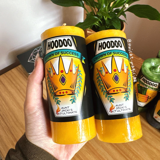 🧙🏻‍♀️Aunt Jacki's Hoodoo Crown of Success Candle 成功之冠能量蠟燭