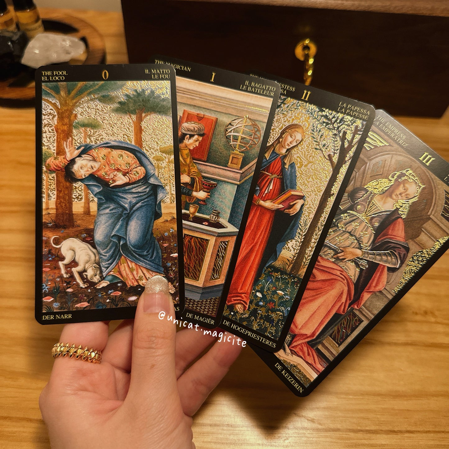 Golden Botticelli Tarot