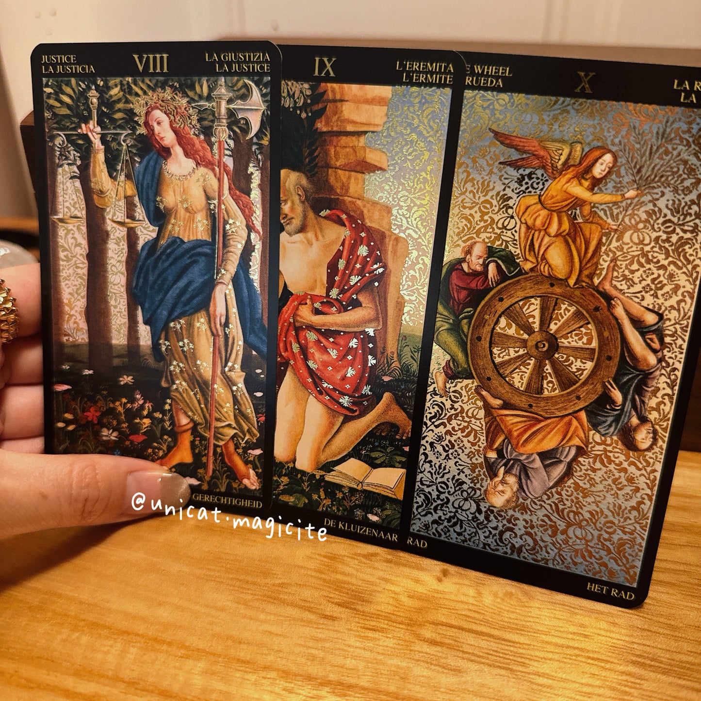 Golden Botticelli Tarot