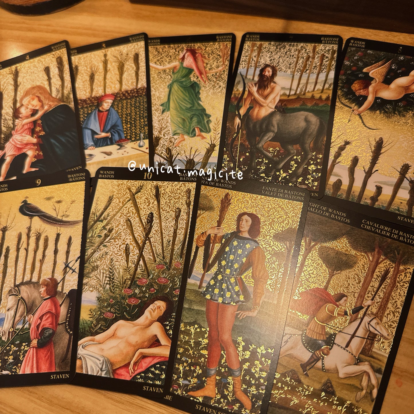 Golden Botticelli Tarot