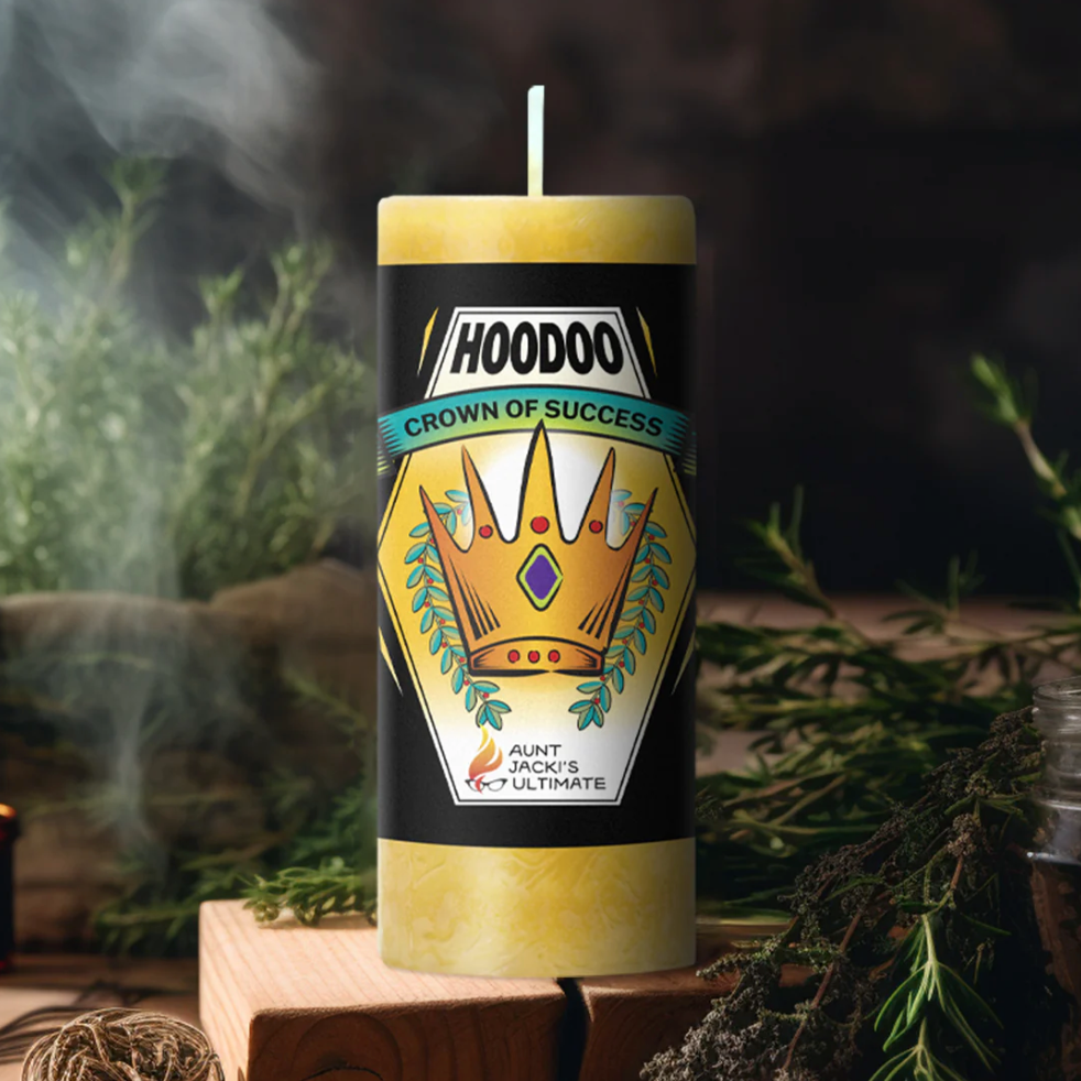 🧙🏻‍♀️Aunt Jacki's Hoodoo Crown of Success Candle 成功之冠能量蠟燭