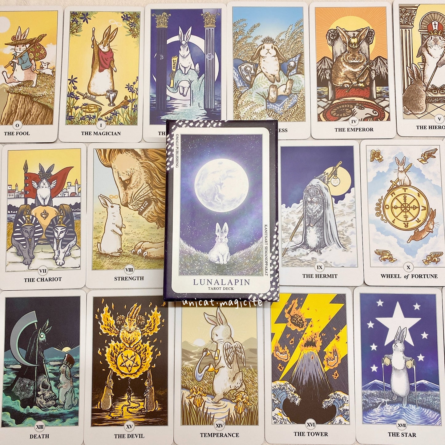 [Pre-Order] Lunalapin Rabbit Tarot - (Sliver Edge/ 100 Tarot & Oracle)