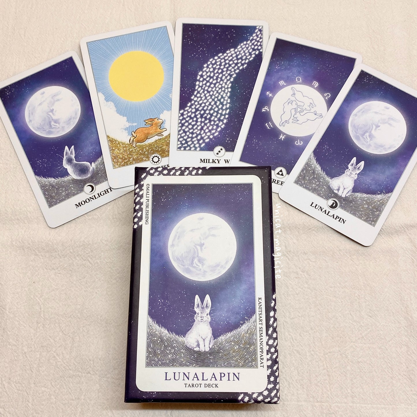 [Pre-Order] Lunalapin Rabbit Tarot - (Sliver Edge/ 100 Tarot & Oracle)