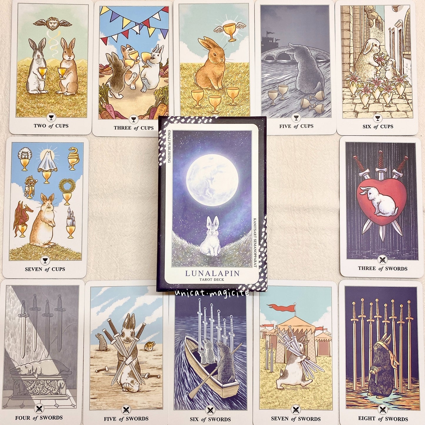 [Pre-Order] Lunalapin Rabbit Tarot - (Sliver Edge/ 100 Tarot & Oracle)