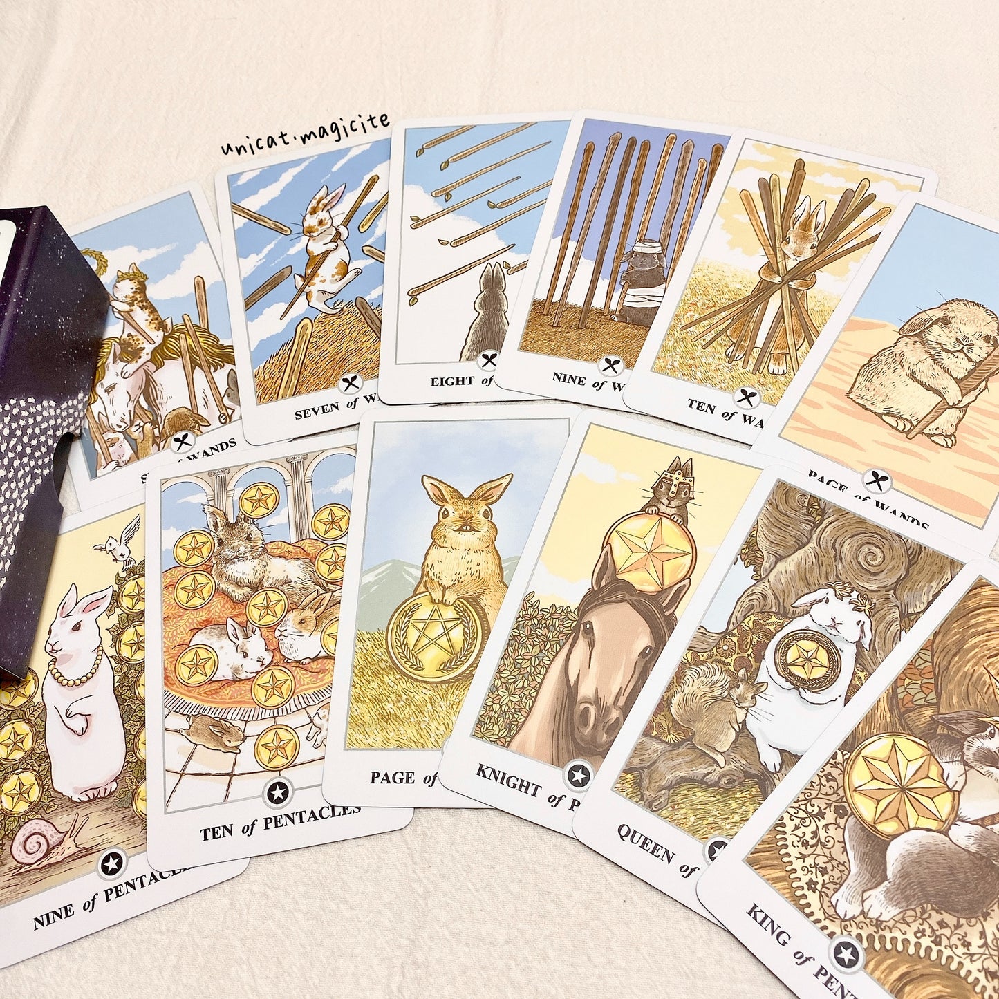 [Pre-Order] Lunalapin Rabbit Tarot - (Sliver Edge/ 100 Tarot & Oracle)