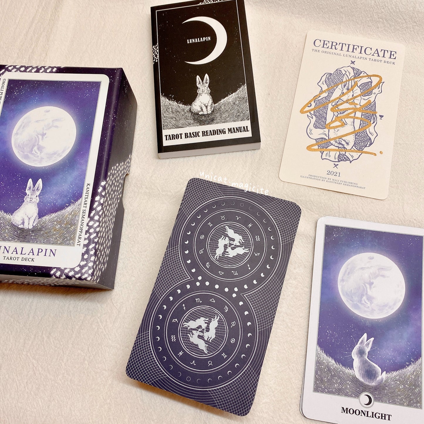 [Pre-Order] Lunalapin Rabbit Tarot - (Sliver Edge/ 100 Tarot & Oracle)