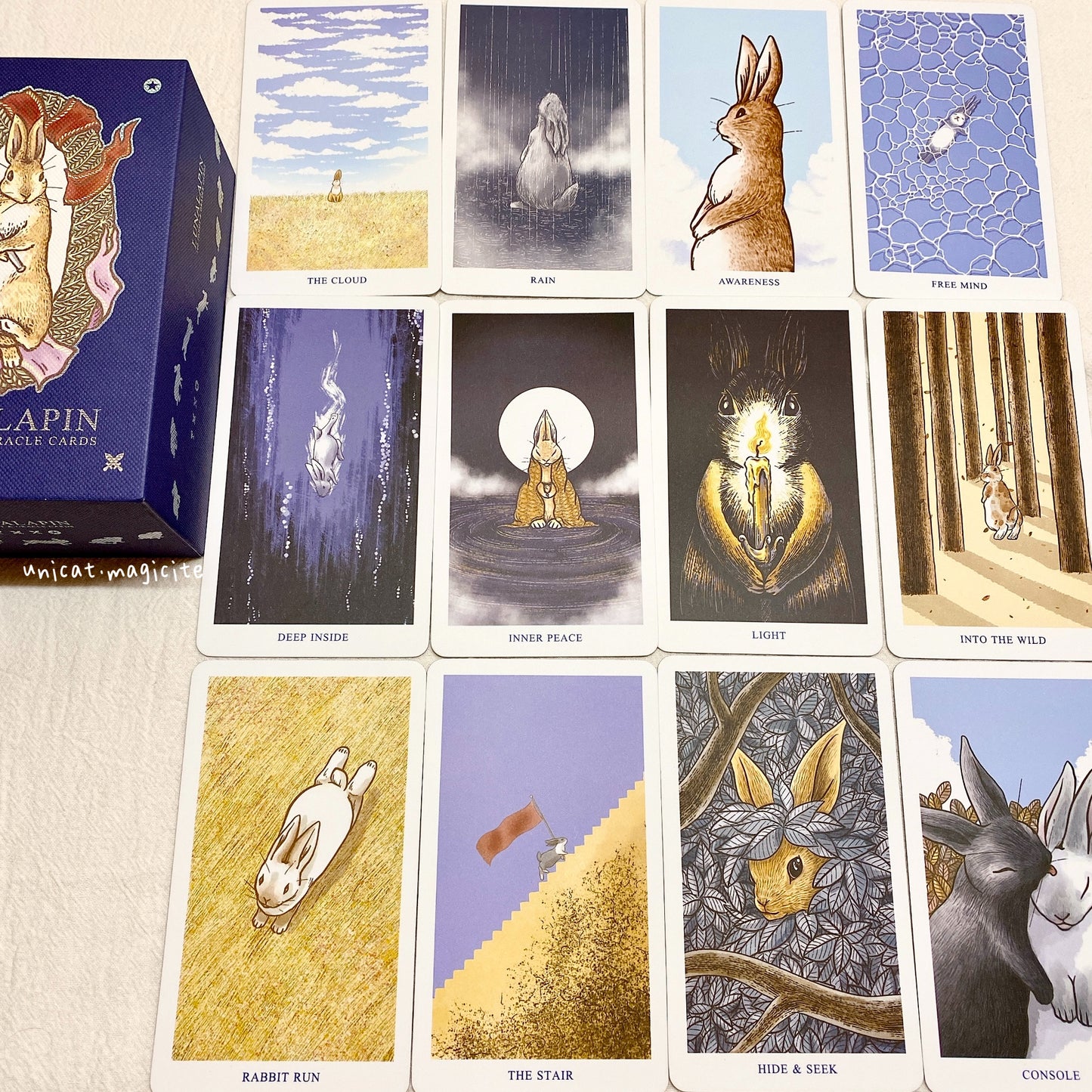 [Pre-Order] Lunalapin Rabbit Tarot - (Sliver Edge/ 100 Tarot & Oracle)