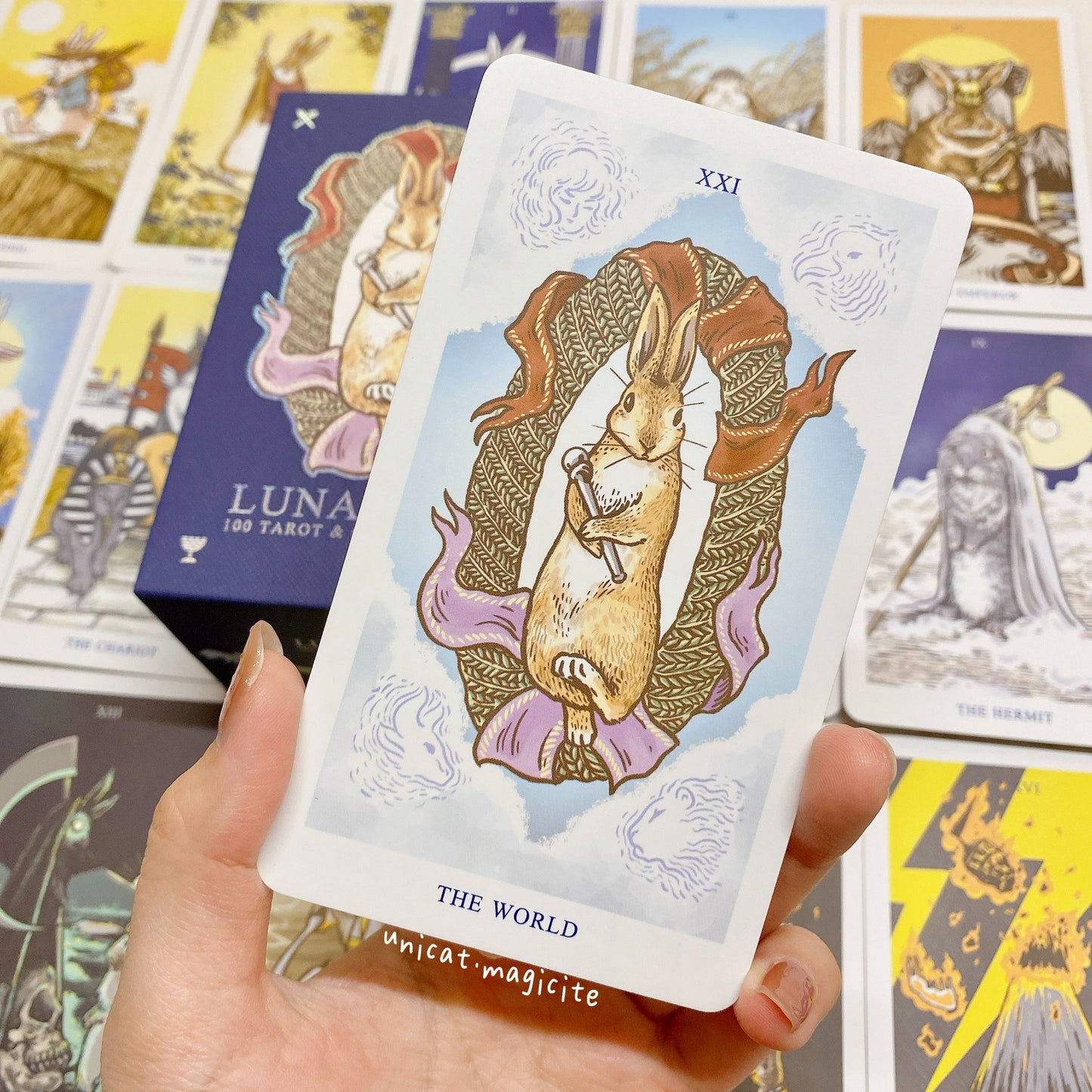 [Pre-Order] Lunalapin Rabbit Tarot - (Sliver Edge/ 100 Tarot & Oracle)