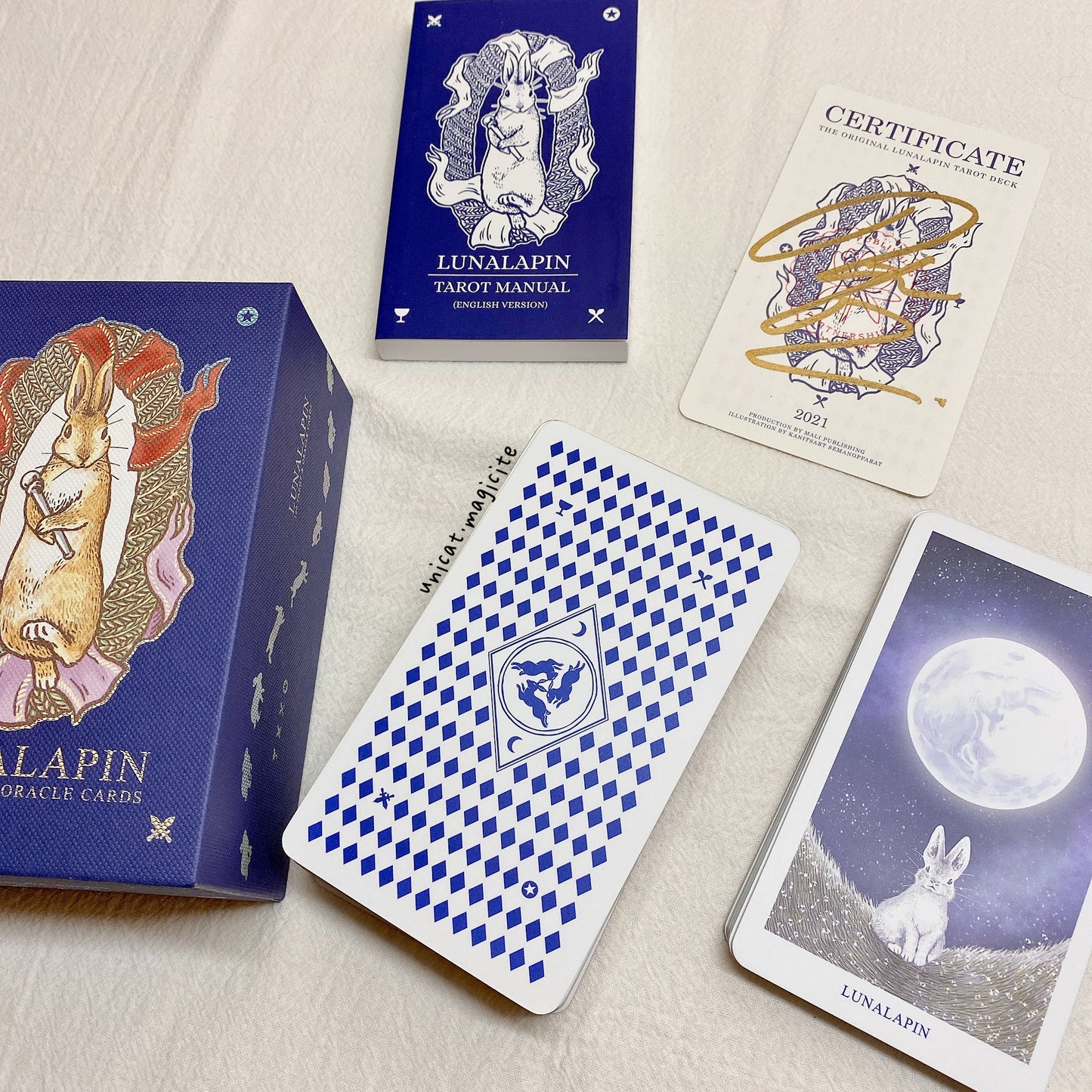 [Pre-Order] Lunalapin Rabbit Tarot - (Sliver Edge/ 100 Tarot & Oracle)